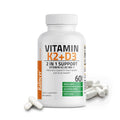 Vitamin D3 + K2(MK7) Supplement - Bone, Joint, Heart, Immune, Teeth and Skin Health Support - Non-GMO Supplement