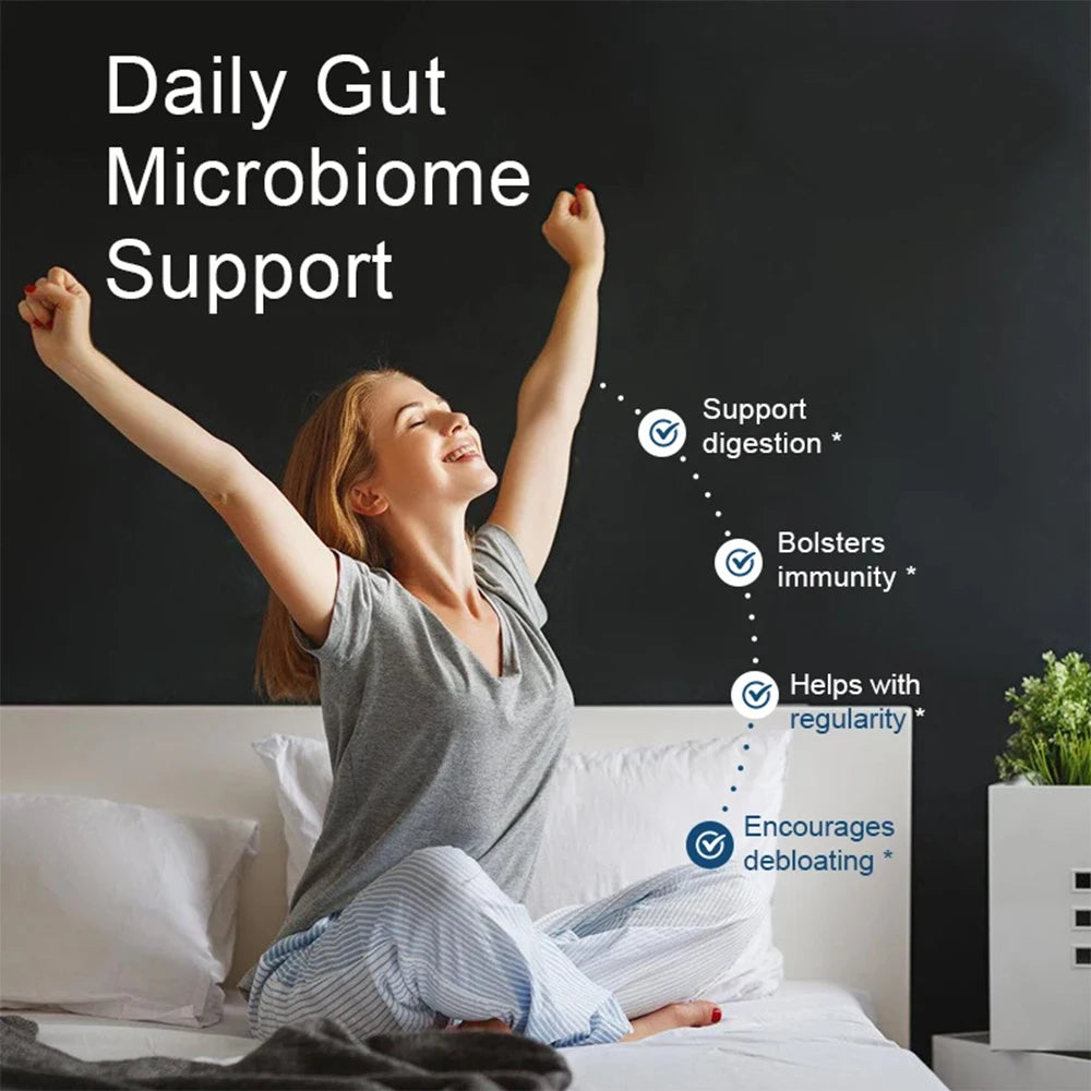 Probiotics + Prebiotics - Improve Digestion & Immunity, Relieves Constipation, Colon Detox, Support Intestinal Health Supplement